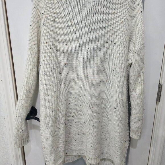 Arizona Jean Co Oversized Cable Knit Cardigan Sweater Womens L Cream - Picture 7 of 7